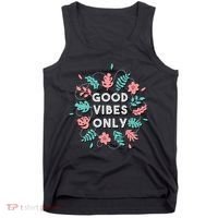 Good Vibes Only Flower Tank Top thumb 0