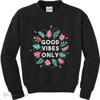 Good Vibes Only Flower Kids Sweatshirt thumb 0