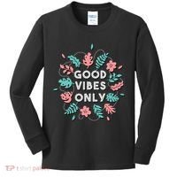Good Vibes Only Flower Kids Long Sleeve Shirt thumb 0