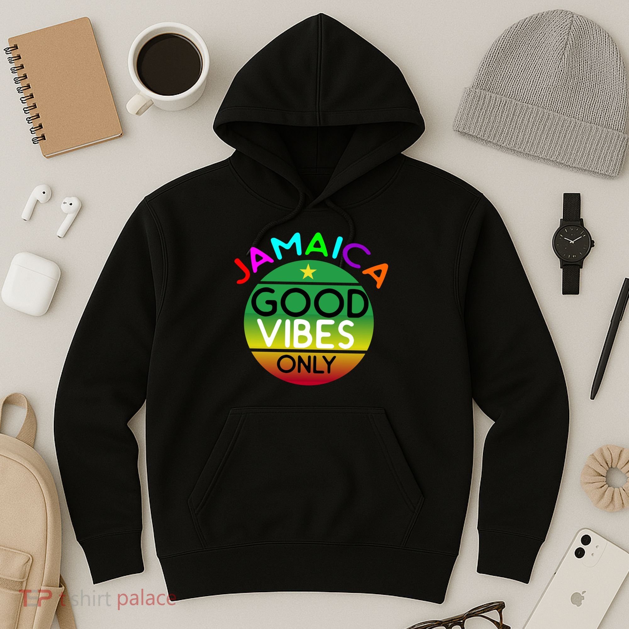 Good Vibes Only Jamaica Hoodie