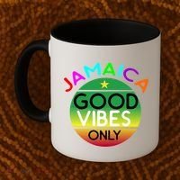 Good Vibes Only Jamaica Coffee Mug thumb 2