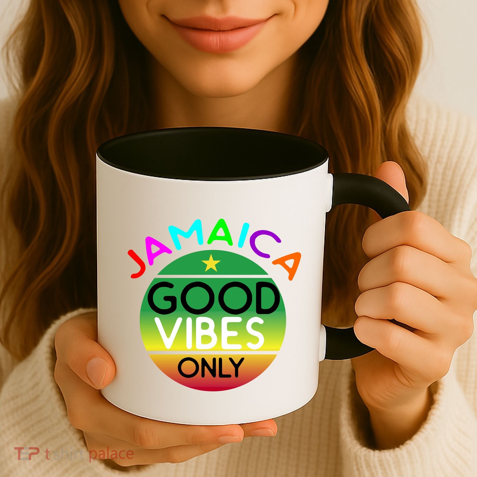 Good Vibes Only Jamaica Coffee Mug