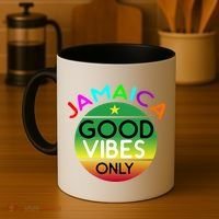 Good Vibes Only Jamaica Coffee Mug thumb 4