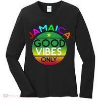 Good Vibes Only Jamaica Women's Long Sleeve Shirt thumb 0