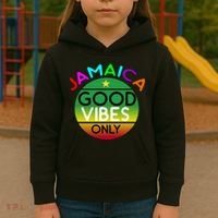 Good Vibes Only Jamaica Kids Hoodie thumb 3