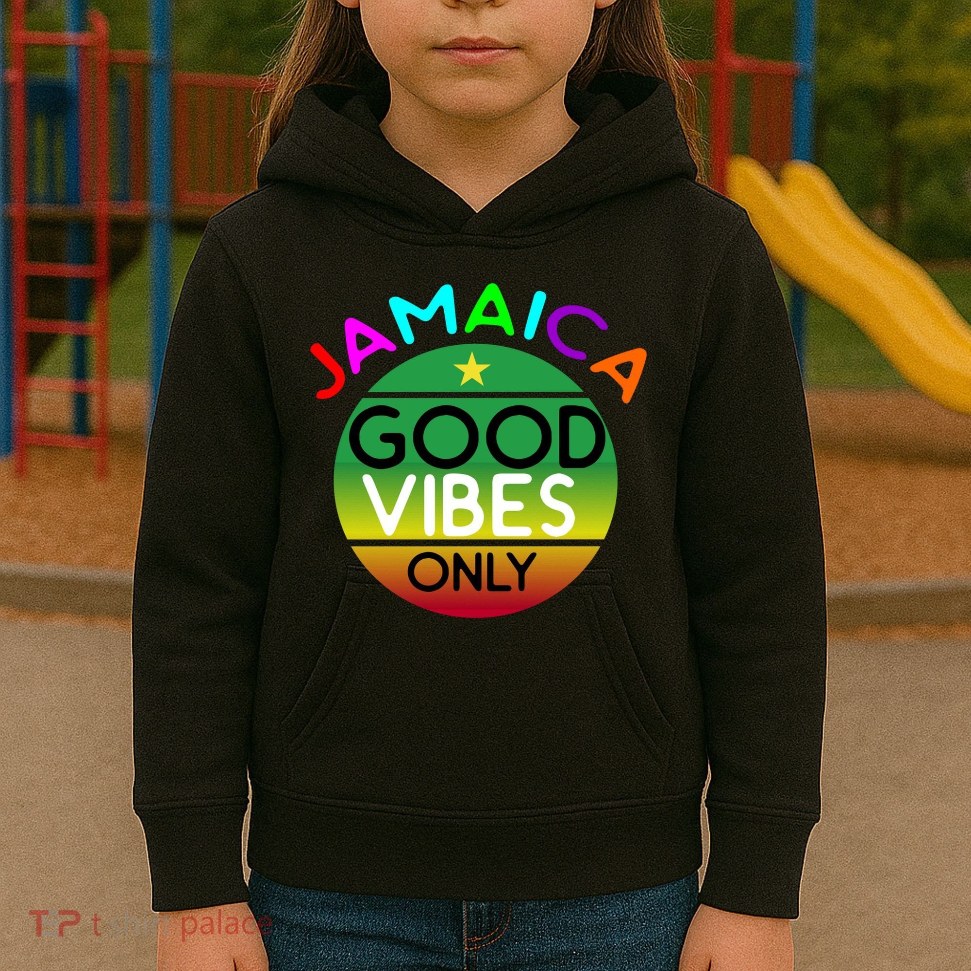 Good Vibes Only Jamaica Kids Hoodie