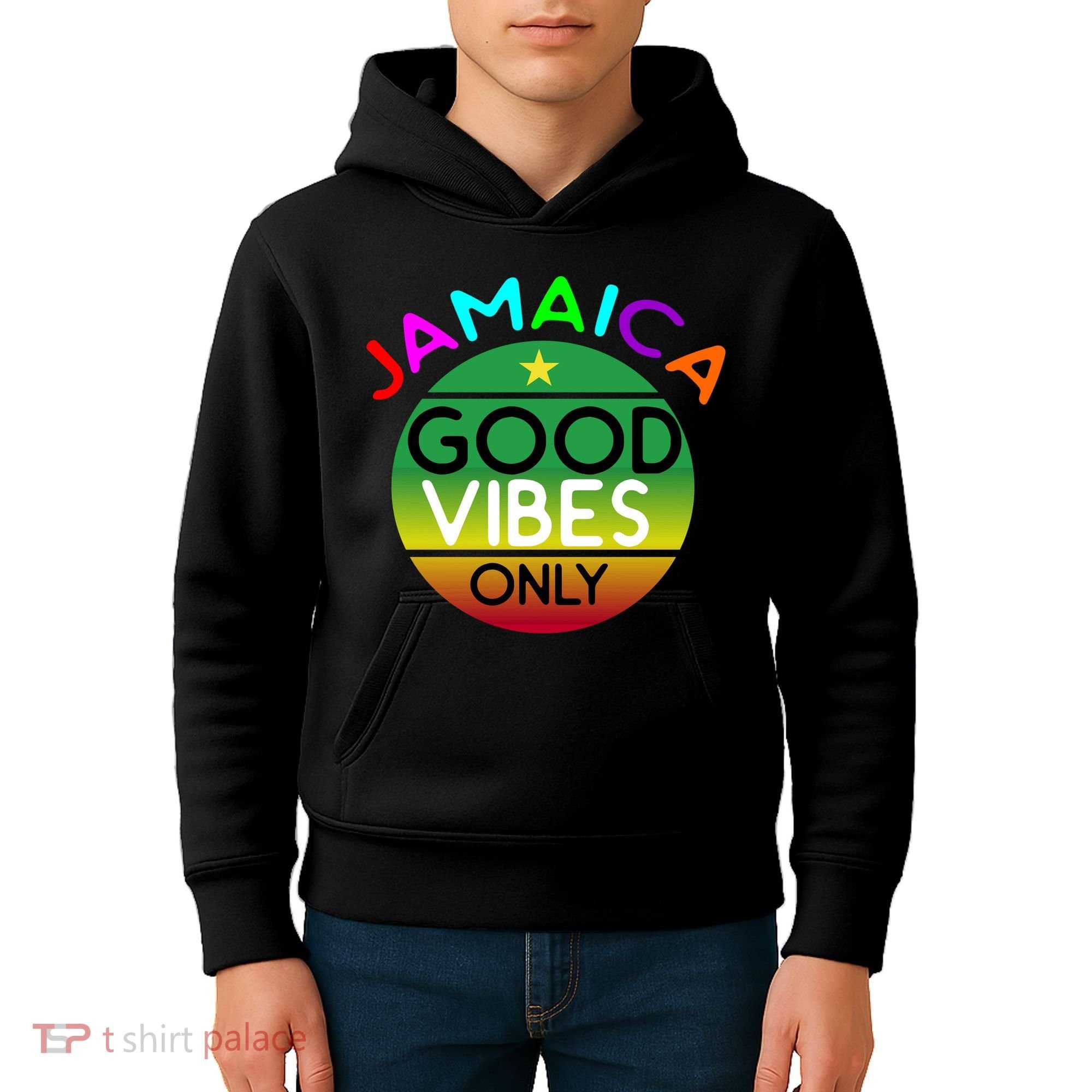 Good Vibes Only Jamaica Kids Hoodie