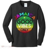 Good Vibes Only Jamaica Kids Long Sleeve Shirt thumb 0