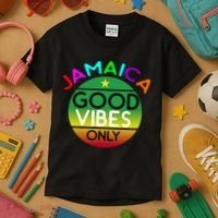 Good Vibes Only Jamaica Kids T-Shirt thumb 3