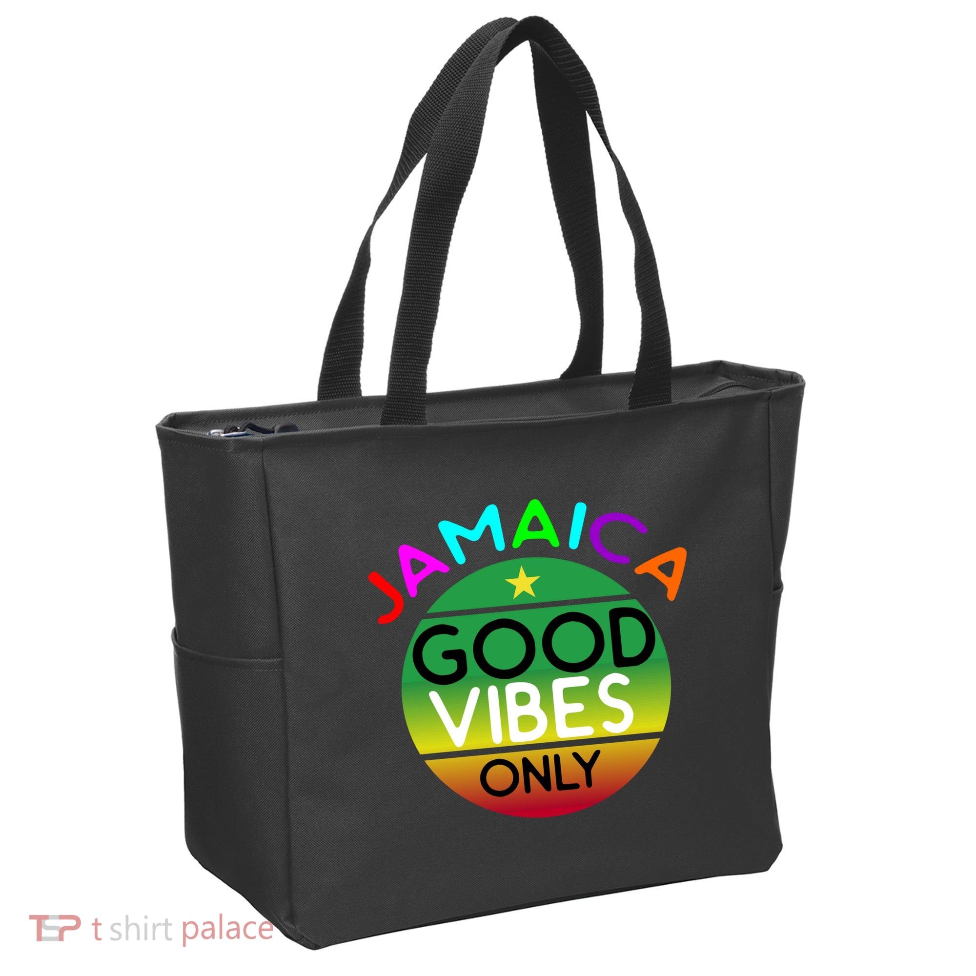 Good Vibes Only Jamaica Tote Bag
