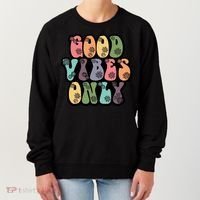 Good Vibes Only Retro 80's Hip Women's Sweatshirt thumb 0