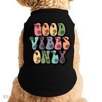 Good Vibes Only Retro 80's Hip Doggie Tank thumb 0