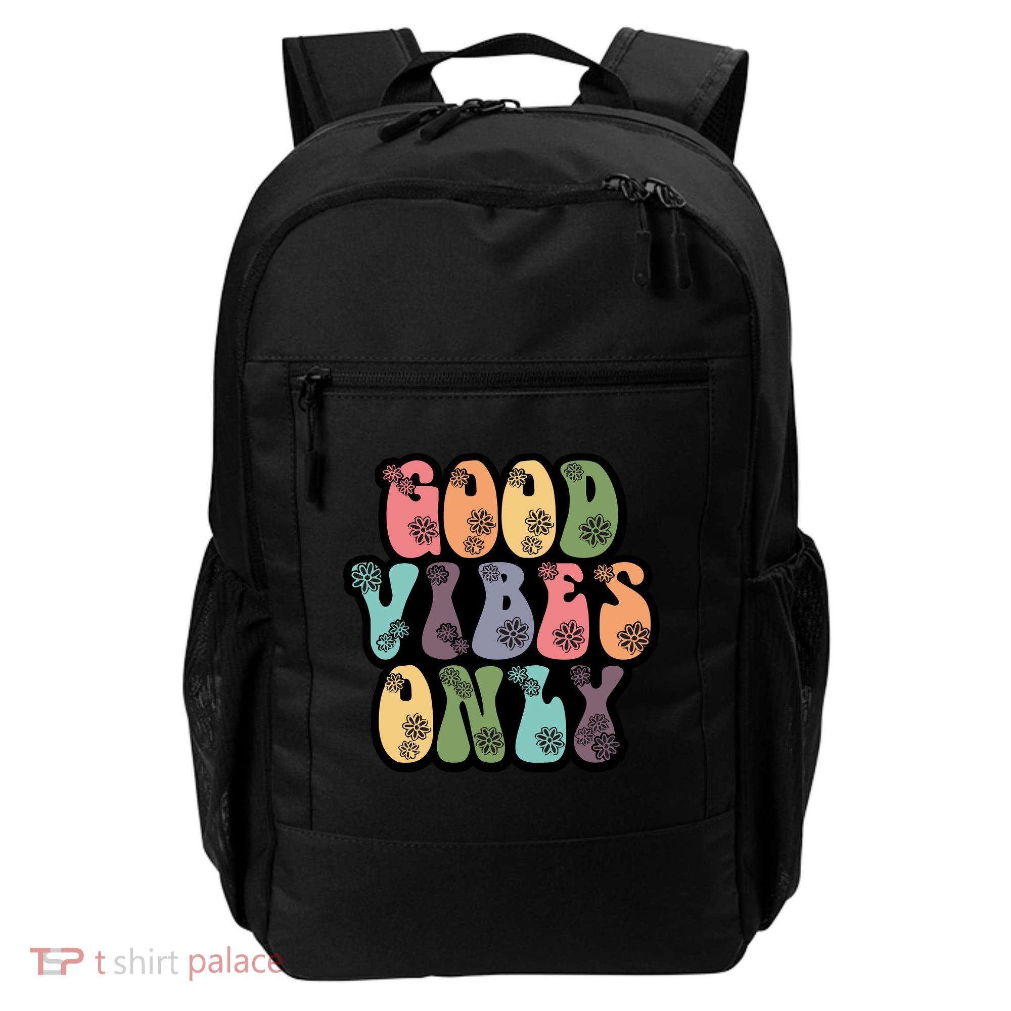 Good Vibes Only Retro 80's Hip Backpack
