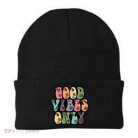 Good Vibes Only Retro 80's Hip Beanie thumb 0