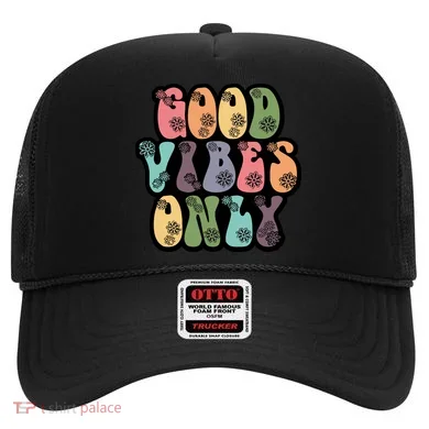 Good Vibes Only Retro 80's Hip Hat