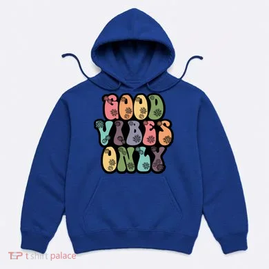 Good Vibes Only Retro 80's Hip Hoodie