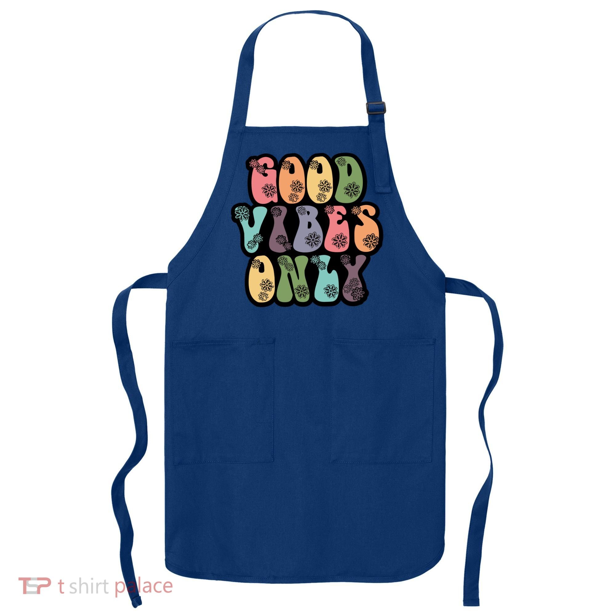Good Vibes Only Retro 80's Hip Apron