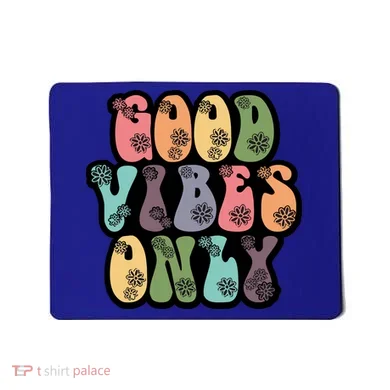 Good Vibes Only Retro 80's Hip Mousepad