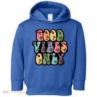Good Vibes Only Retro 80's Hip Toddler Hoodie thumb 0