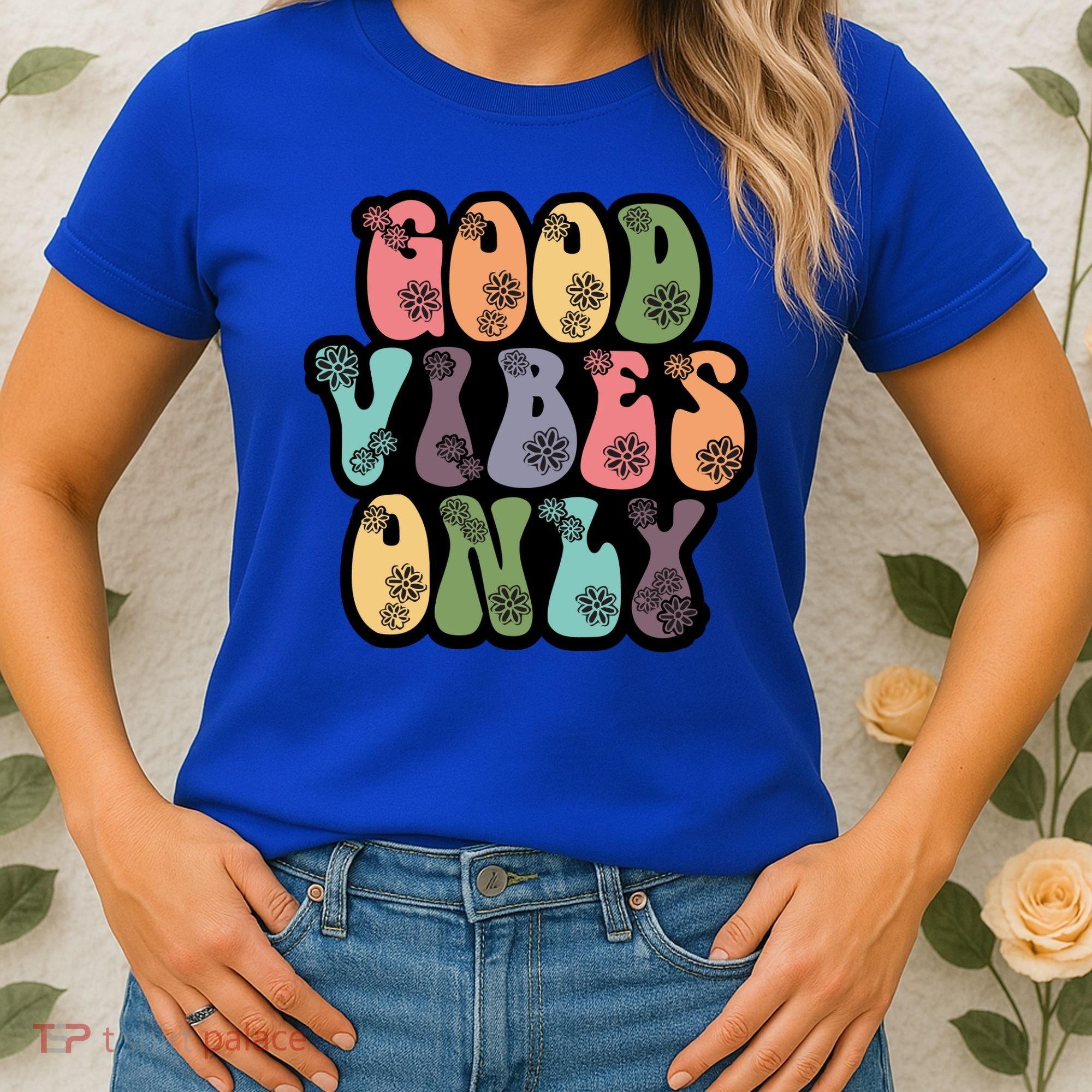 Good Vibes Only Retro 80's Hip Women's T-Shirt
