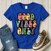 Good Vibes Only Retro 80's Hip Women's T-Shirt thumb 3