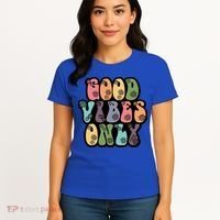 Good Vibes Only Retro 80's Hip Women's T-Shirt thumb 4