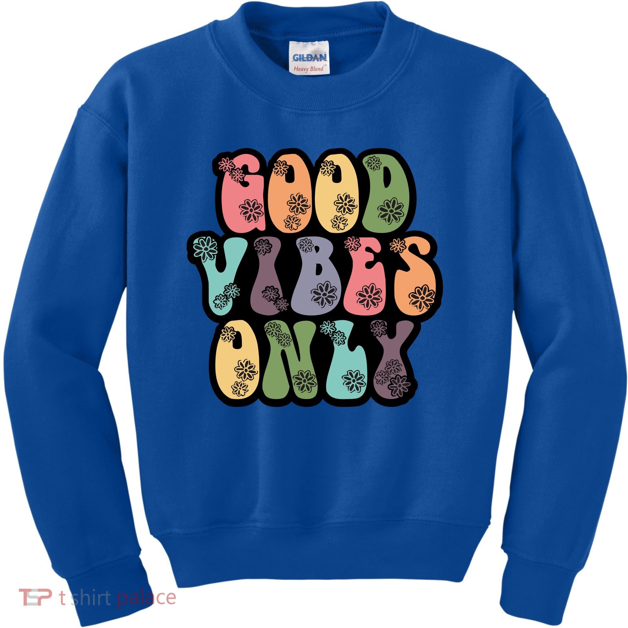 Good Vibes Only Retro 80's Hip Kids Sweatshirt