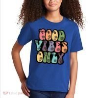 Good Vibes Only Retro 80's Hip Kids T-Shirt thumb 2