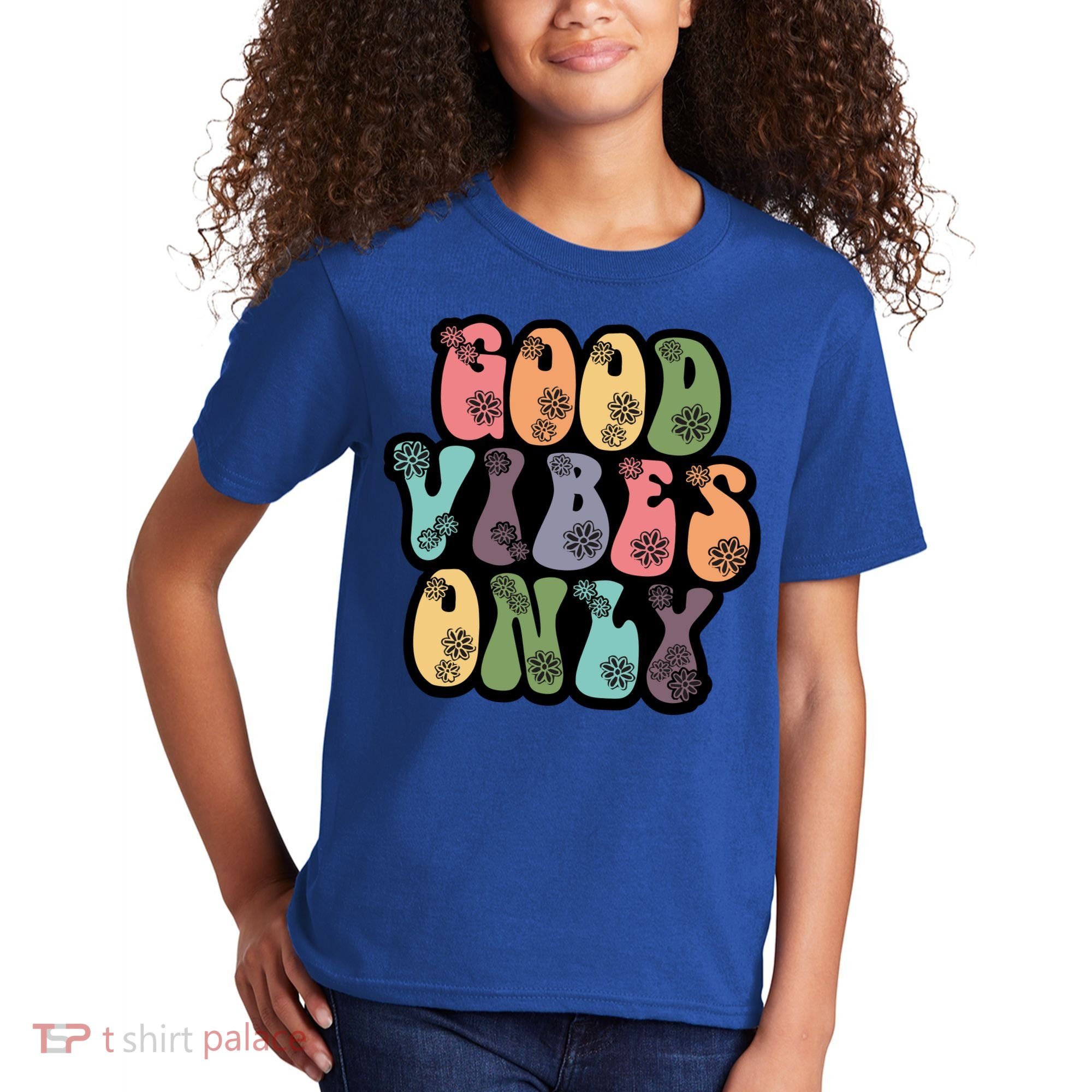 Good Vibes Only Retro 80's Hip Kids T-Shirt