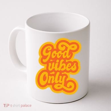 Good Vibes Only Vintage Coffee Mug
