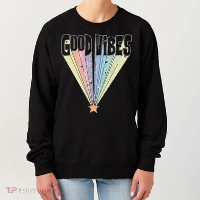 Good Vibes Retro Rainbow Women's Sweatshirt
