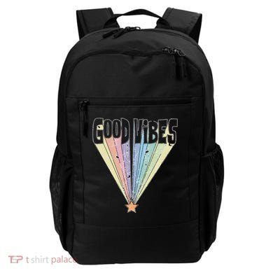 Good Vibes Retro Rainbow Backpack
