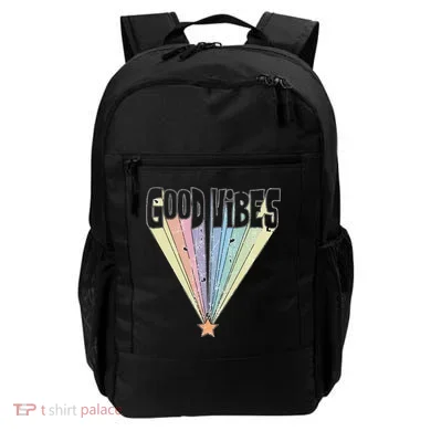 Good Vibes Retro Rainbow Backpack