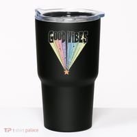 Good Vibes Retro Rainbow Tumbler thumb 0