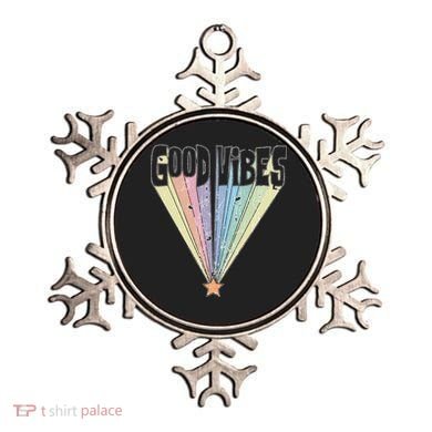 Good Vibes Retro Rainbow Ornament