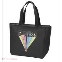 Good Vibes Retro Rainbow Tote Bag thumb 3