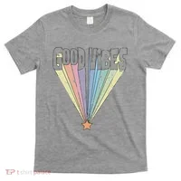 Good Vibes Retro Rainbow T-Shirt thumb 0