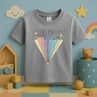 Good Vibes Retro Rainbow Toddler T-Shirt thumb 3