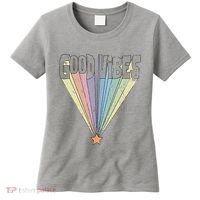 Good Vibes Retro Rainbow Women's T-Shirt thumb 0
