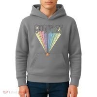 Good Vibes Retro Rainbow Kids Hoodie thumb 4