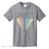 Good Vibes Retro Rainbow Kids T-Shirt thumb 0