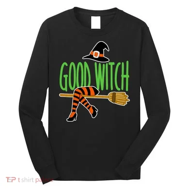 Good Witch Funny Halloween Long Sleeve Shirt