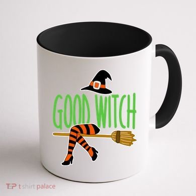 Good Witch Funny Halloween Coffee Mug back