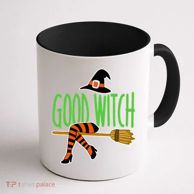 Good Witch Funny Halloween Coffee Mug back