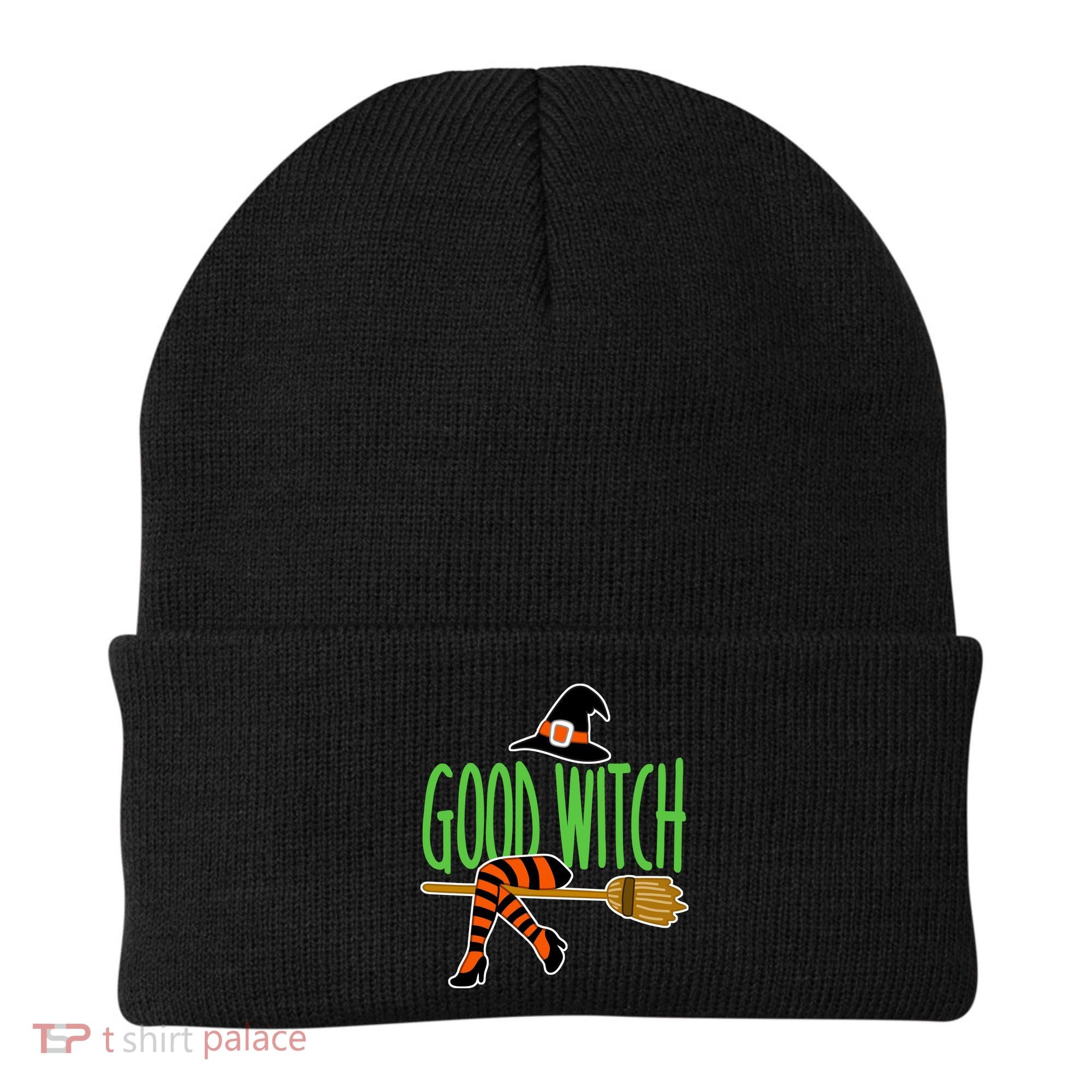 Good Witch Funny Halloween Beanie