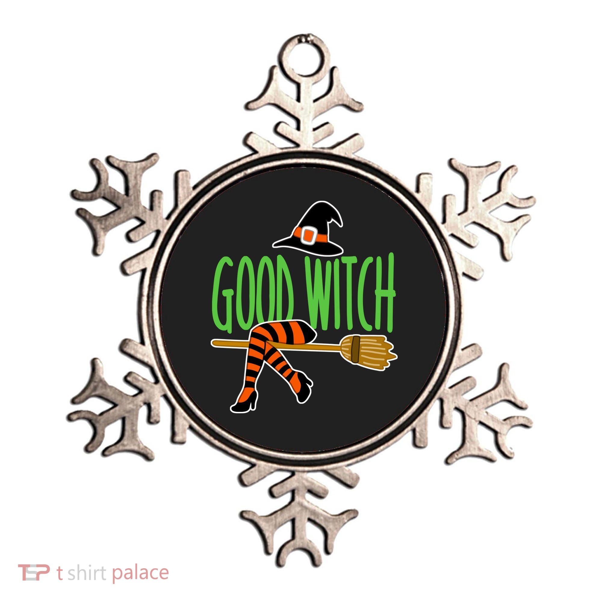 Good Witch Funny Halloween Ornament