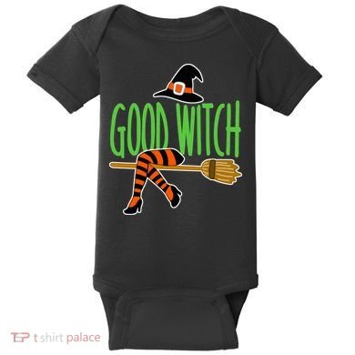 Good Witch Funny Halloween Baby Bodysuit