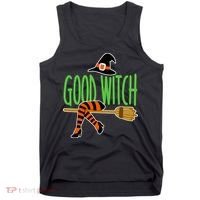 Good Witch Funny Halloween Tank Top thumb 0