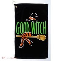 Good Witch Funny Halloween Golf Towel thumb 0