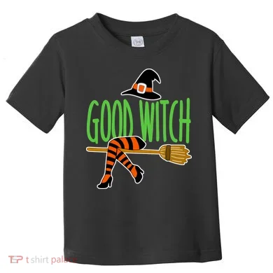 Good Witch Funny Halloween Toddler T-Shirt